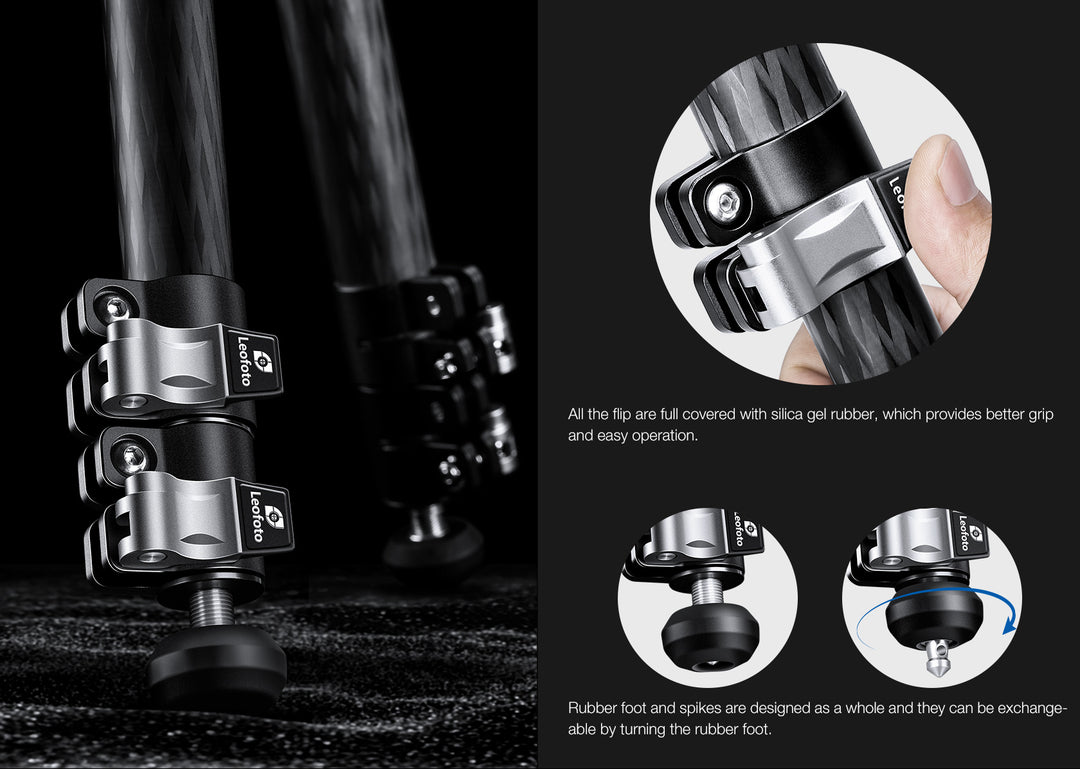 Leofoto LVM-323C + BV-15 Video Tripod Kit