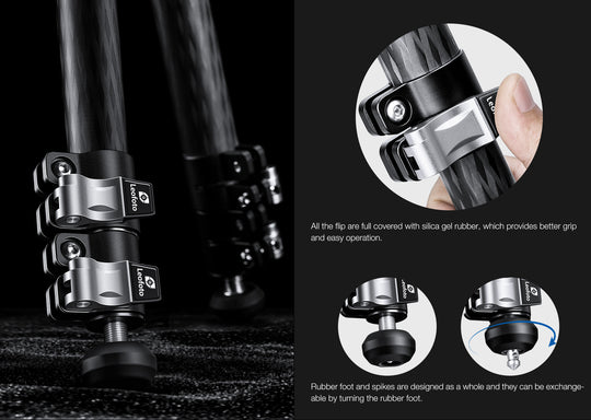 Leofoto LVM-323C + BV-15 Video Tripod Kit