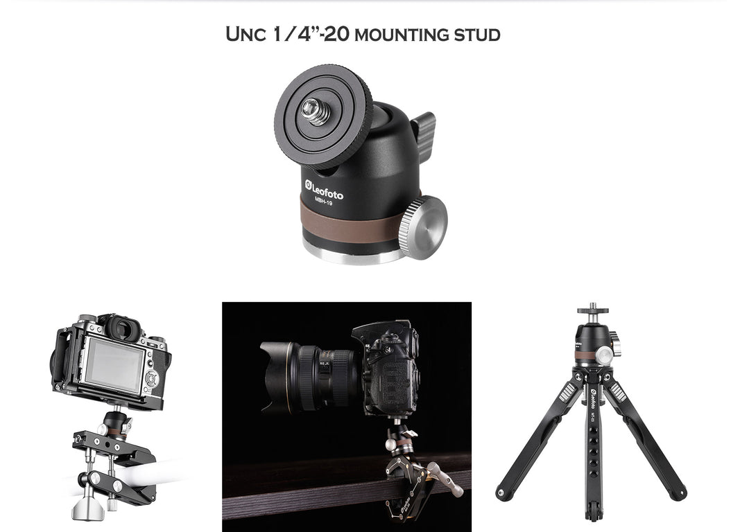 Leofoto MBH-19 Mini Ballhead