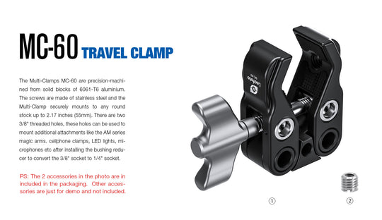 Leofoto MC-60 Travel Clamp
