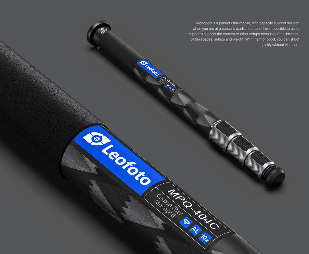 Leofoto MPQ-404C Carbon Fiber Monopod