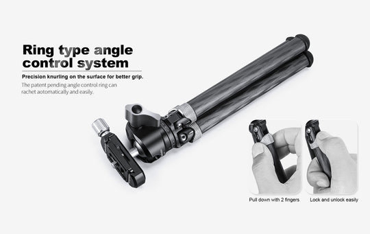 Leofoto MT-02C and LH-22 Mini Tripod Kit