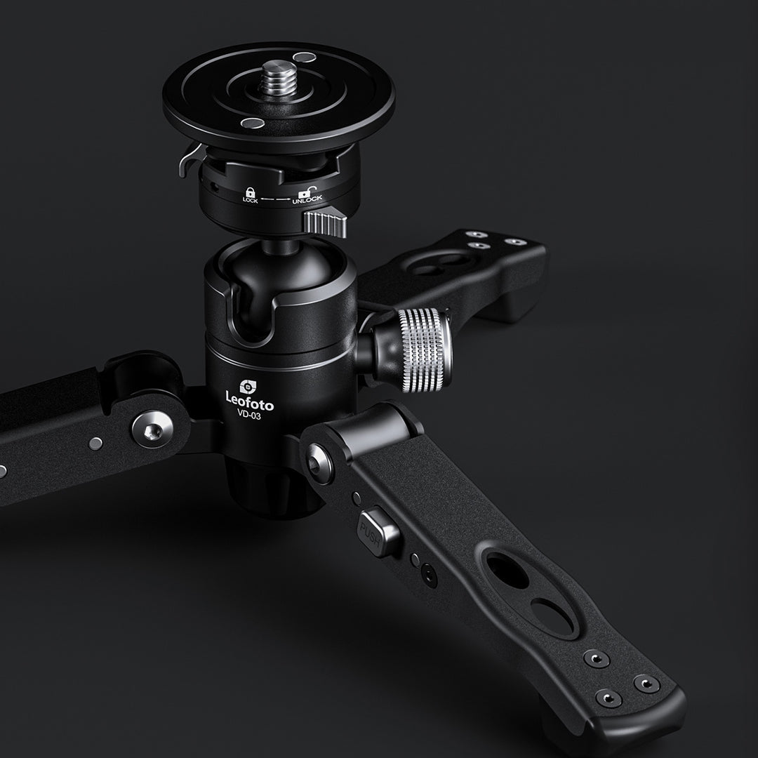 Leofoto MV-324C + VD-03 Video Monopod Kit
