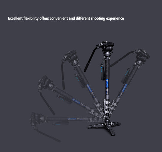 Leofoto MV-324C + VD-03 Video Monopod Kit