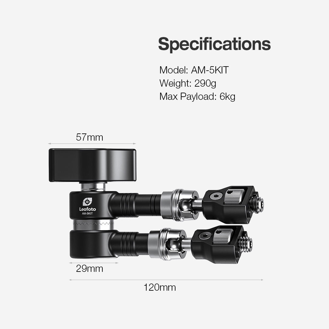Leofoto Magic Arm AM-5 Kit