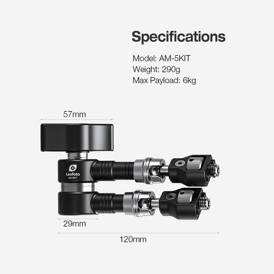 Leofoto Magic Arm AM-5 Kit