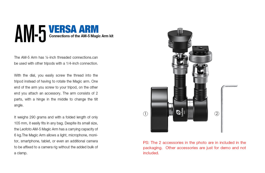Leofoto Magic Arm AM-5