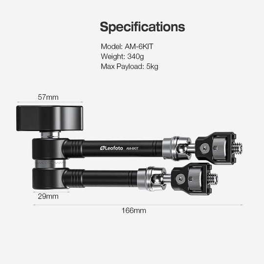 Leofoto Magic Arm AM-6 Kit