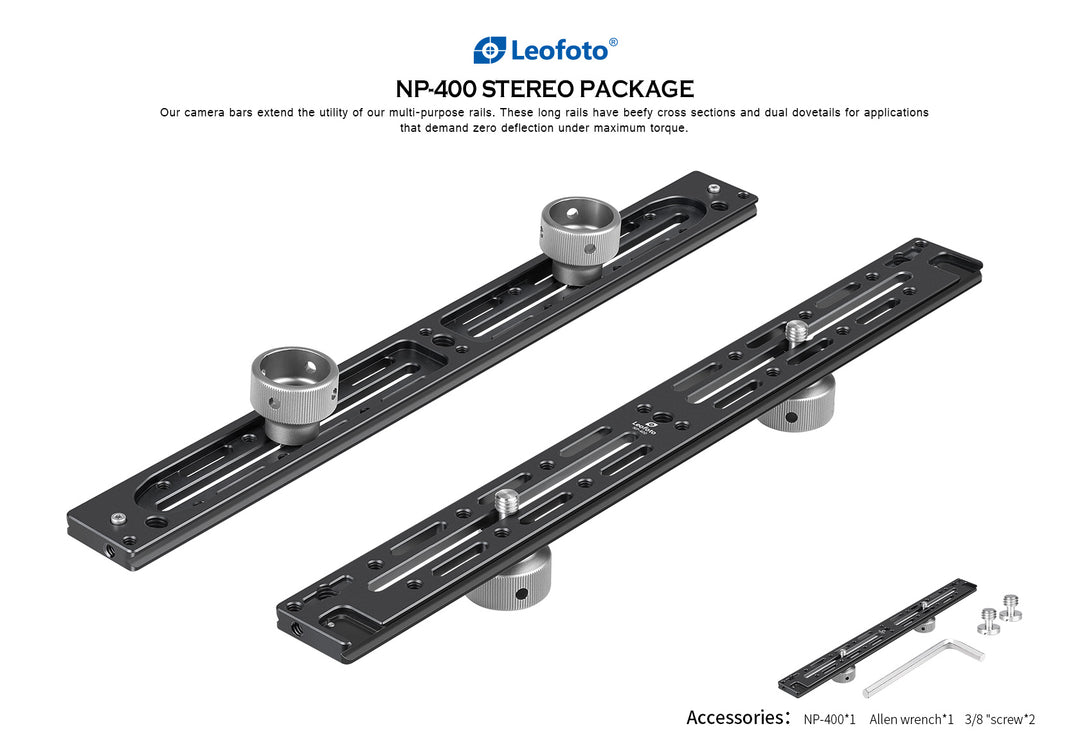 Leofoto NP-400 XL Arca Rail