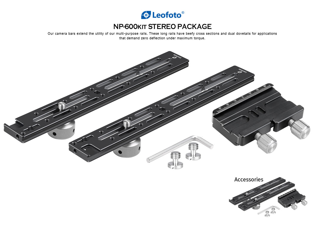 Leofoto NP-600 Kit XXL Arca Rail