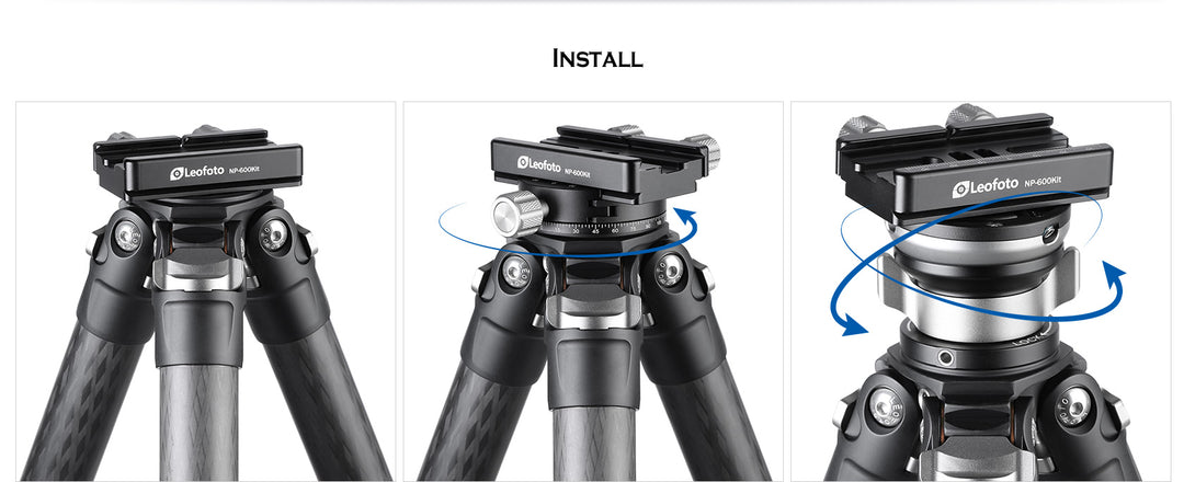 Leofoto NP-600 Kit XXL Arca Rail