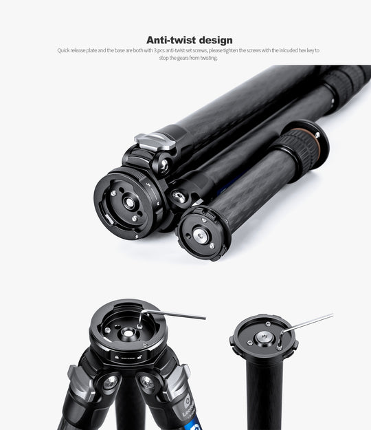 Leofoto QS-60 Quicklink Base and Plate Set