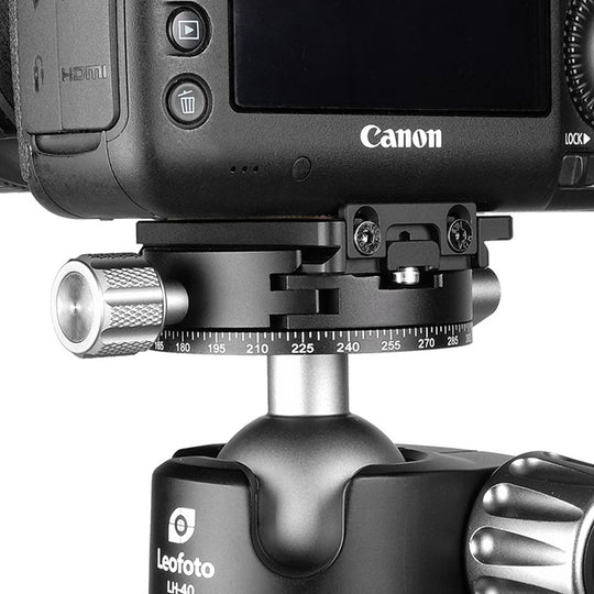 Leofoto Ranger Leveling LS-223CEX + RH-0 Carbon Fiber Tripod Kit
