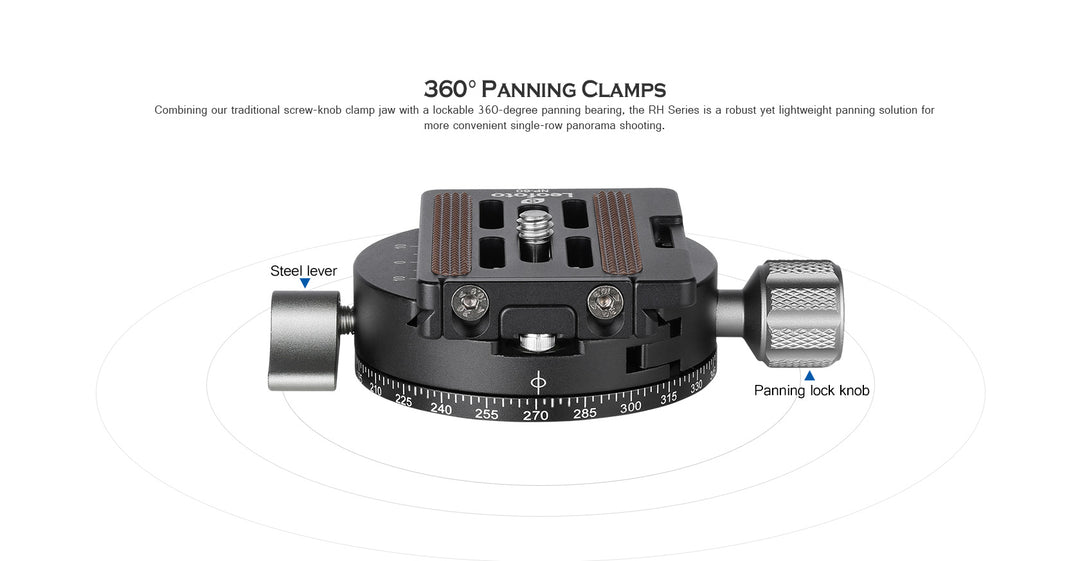 Leofoto Ranger Leveling LS-223CEX + RH-0 Carbon Fiber Tripod Kit