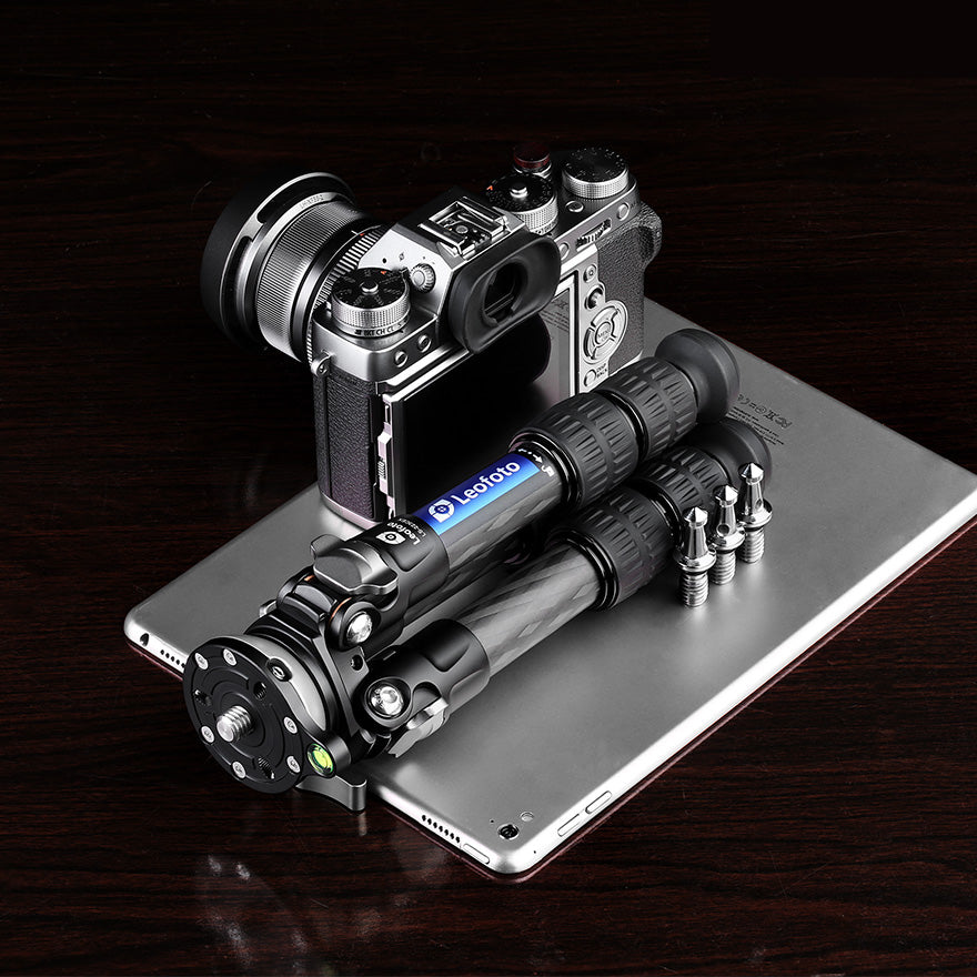 Leofoto Ranger Leveling LS-223CEX + RH-0 Carbon Fiber Tripod Kit