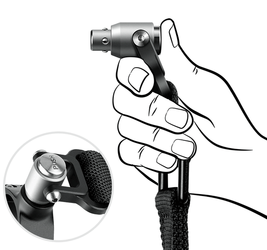 Leofoto SP-01 + DC-22Q Quick Detach Shoulder Strap