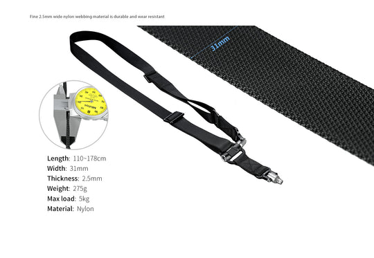 Leofoto SP-01 + DC-22Q Quick Detach Shoulder Strap