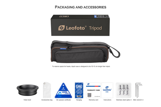 Leofoto Summit LM-402C Carbon Fiber Tripod Kit