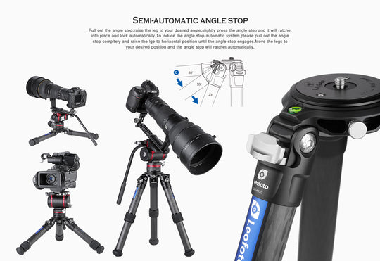 Leofoto Summit LM-402C Carbon Fiber Tripod Kit