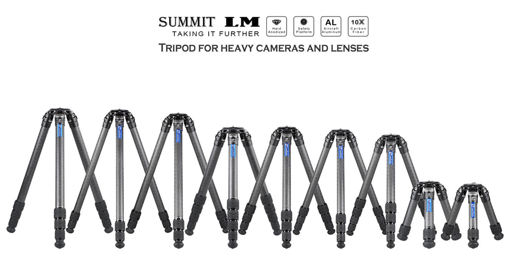 Leofoto Summit LM-402C Carbon Fiber Tripod Kit