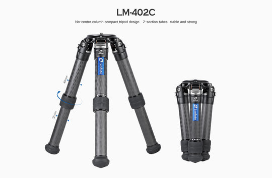 Leofoto Summit LM-402C Carbon Fiber Tripod Kit