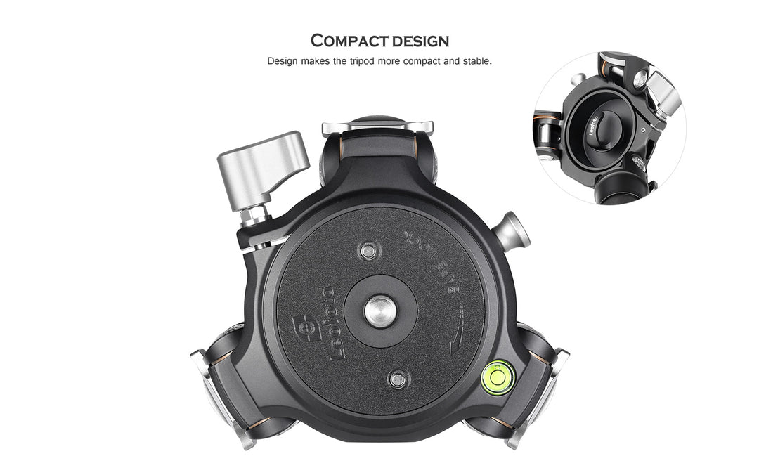 Leofoto Summit LM-402C Carbon Fiber Tripod Kit