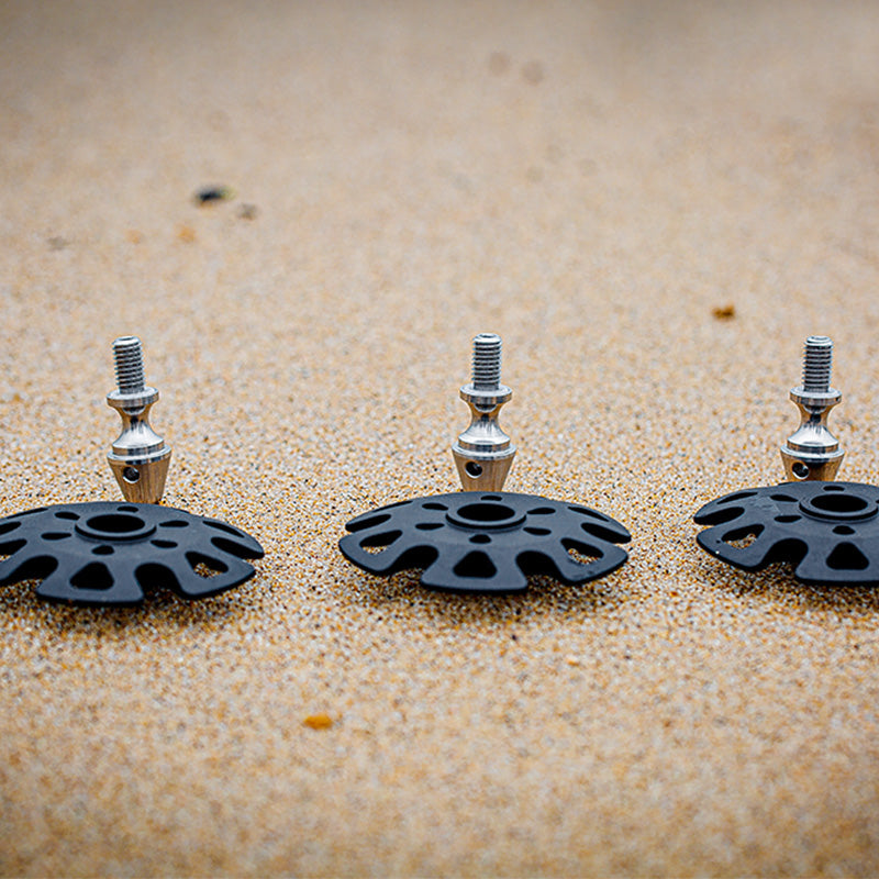 Leofoto TFW Tripod foot spikes with snow shoes (set of 3)
