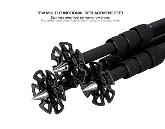 Leofoto TFW Tripod foot spikes with snow shoes (set of 3)