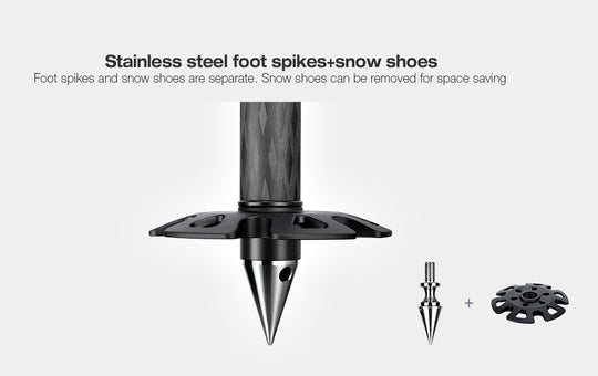 Leofoto TFW Tripod foot spikes with snow shoes (set of 3)