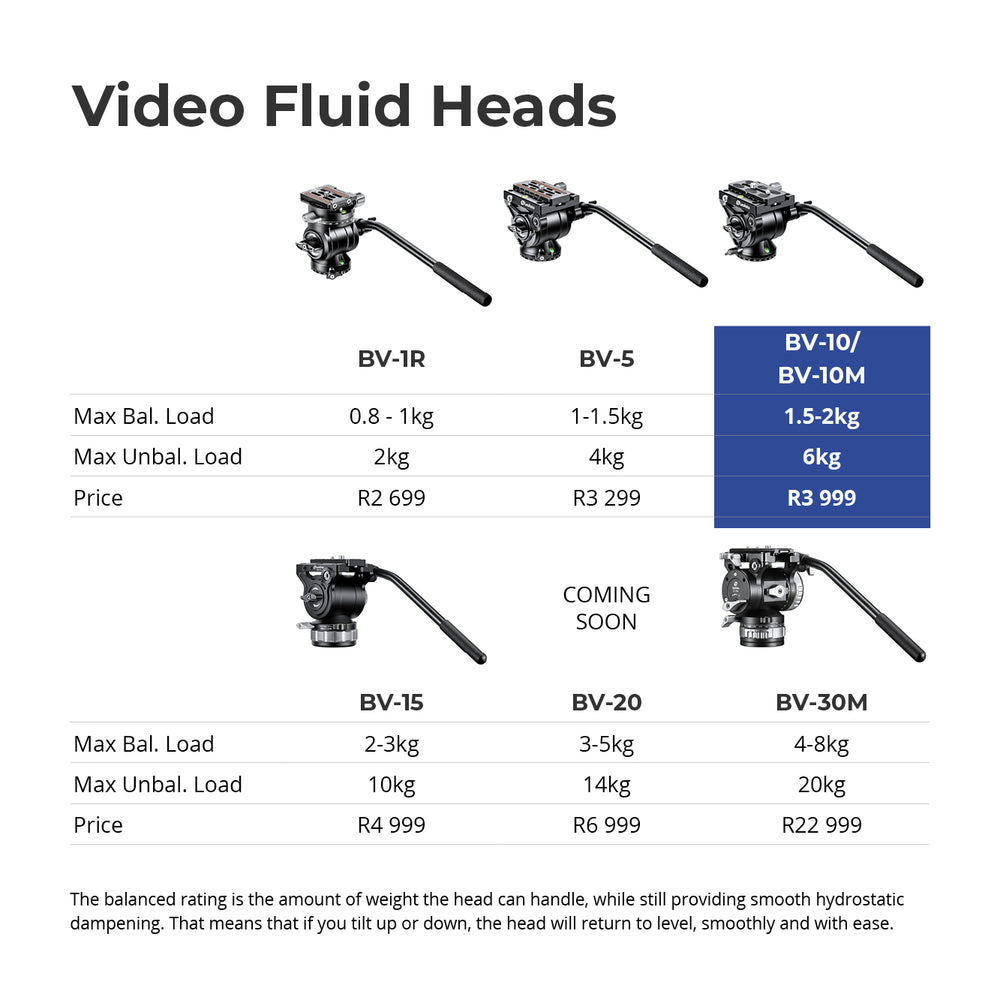 Leofoto BV-10/BV-10M Video Head
