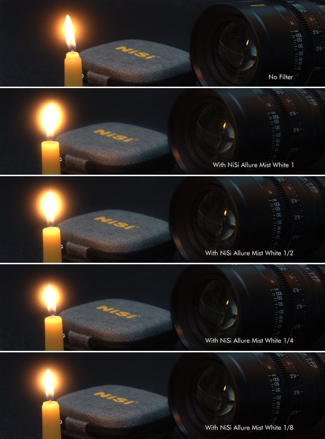 NiSi Cine Filters 4 x 5.65" Allure Mist Black Filter-