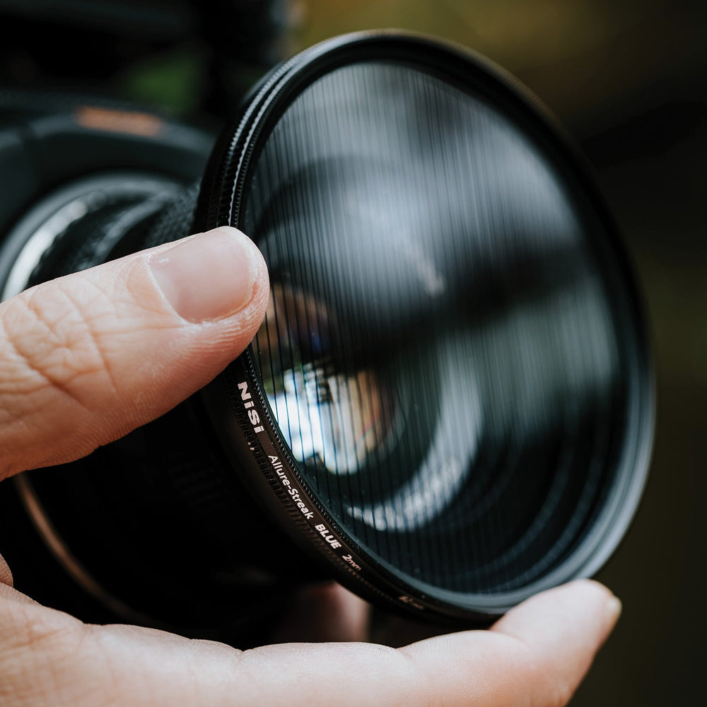 NiSi Cine Filters Rotating 82mm Allure Streak BLUE (2mm Streak)-