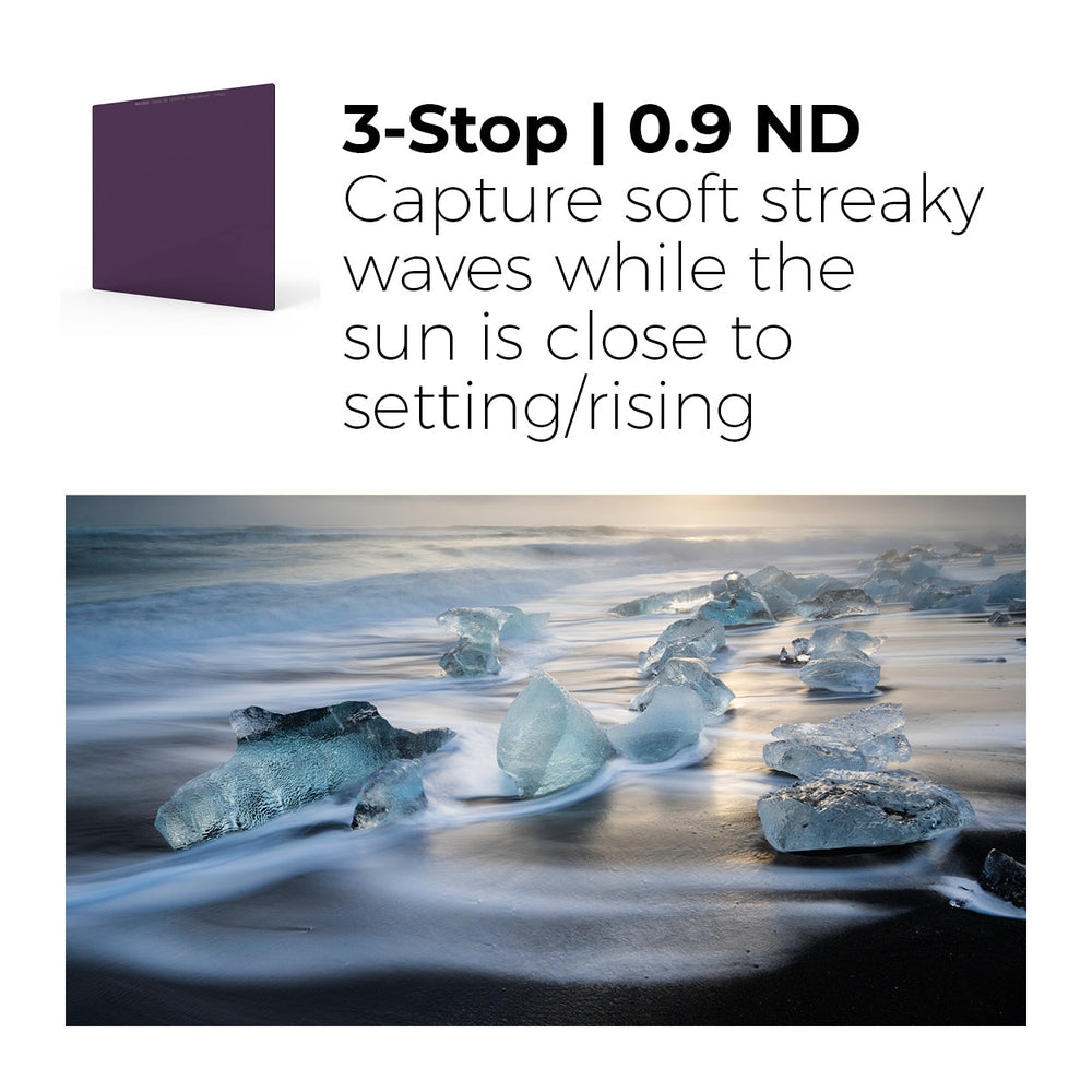 NiSi Filters 100mm Explorer Nano IRND 0.9 | 3-Stop | ND8-