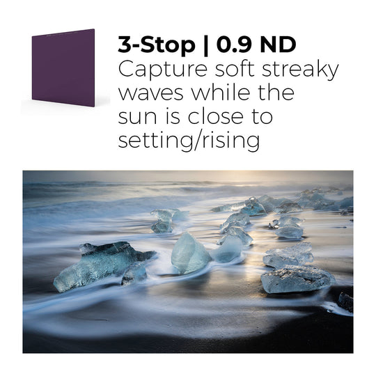 NiSi Filters 100mm Explorer Nano IRND 0.9 | 3-Stop | ND8-