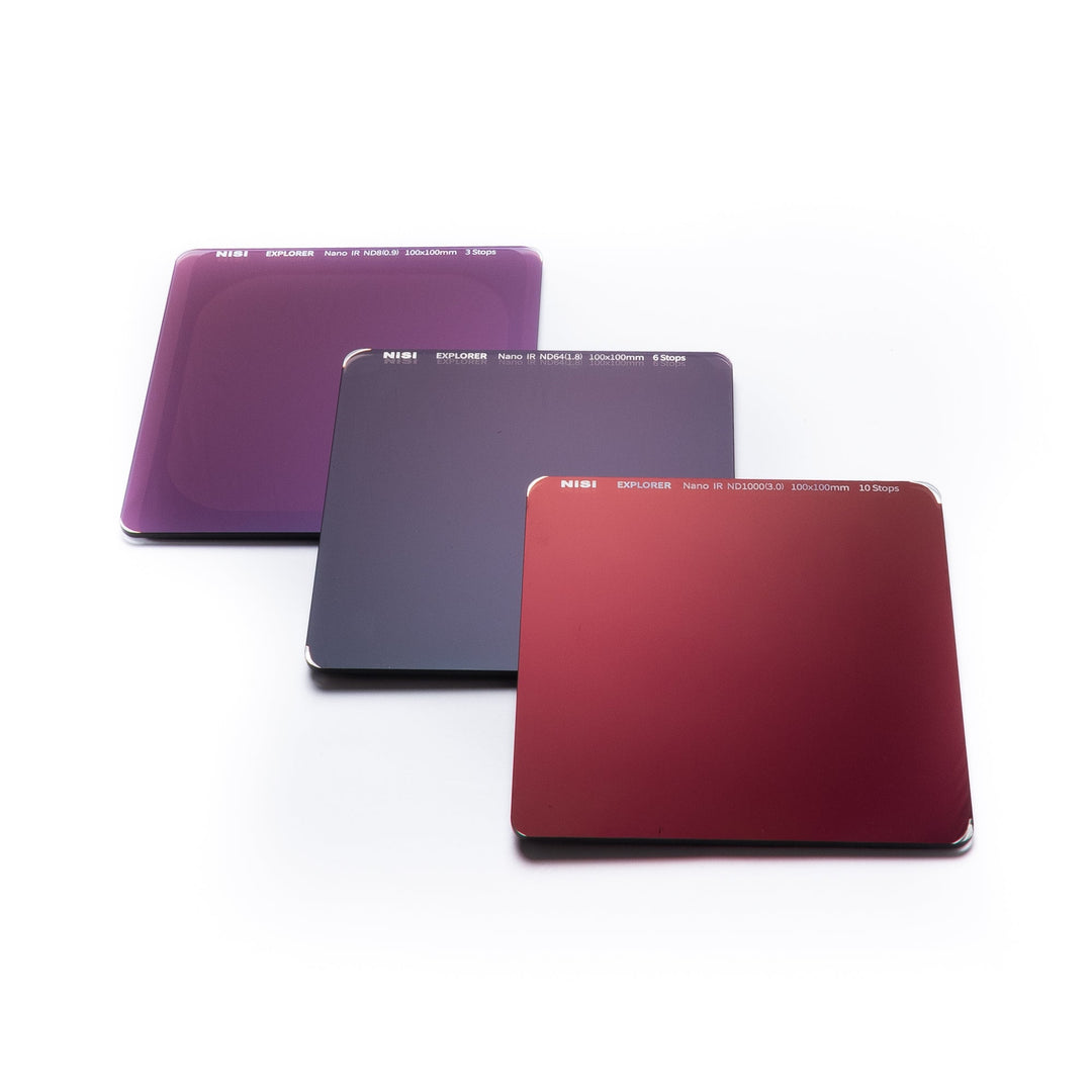 NiSi Filters 100mm Explorer Nano IRND 3.0 | 10-Stop | ND1000-