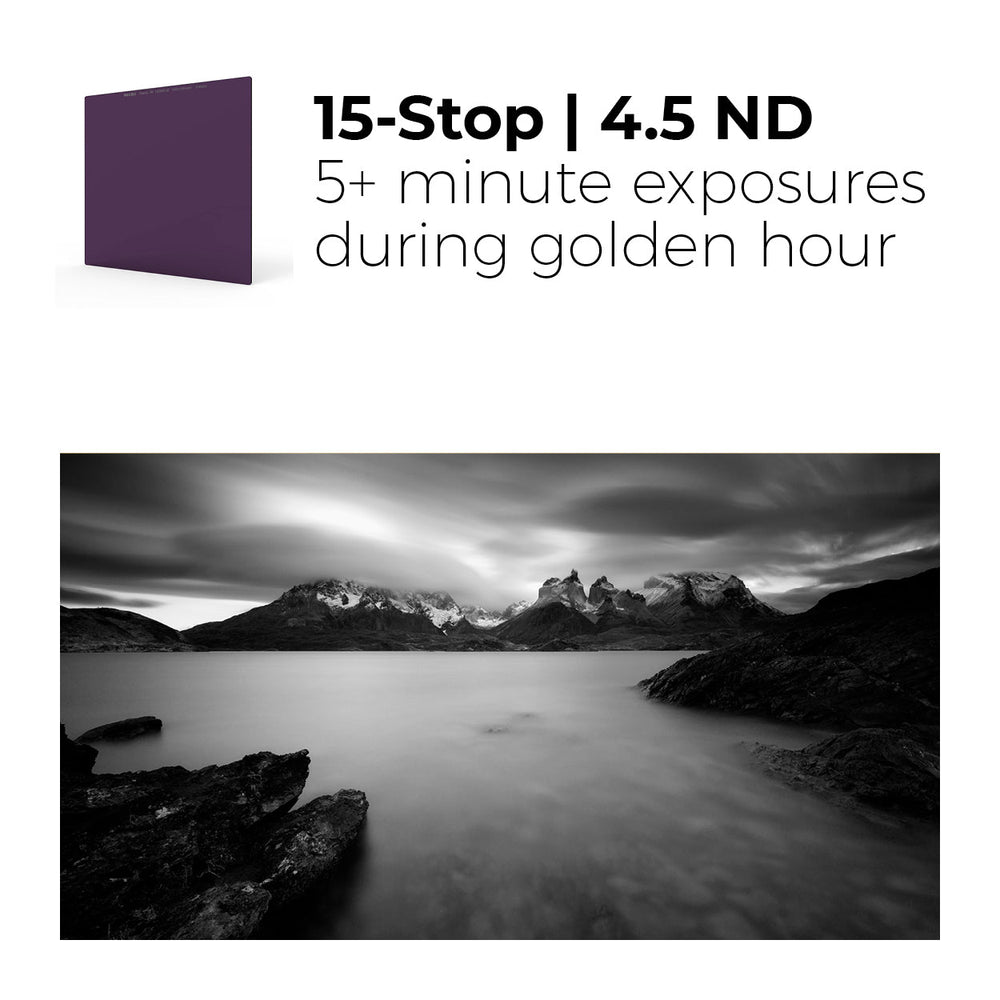 NiSi Filters 100mm Nano IRND 4.5 | 15-Stop | ND32000-