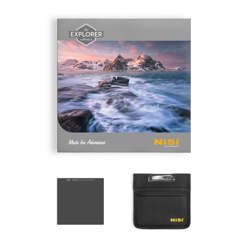 NiSi Filters 150mm Explorer Nano IRND 3.0 | 10-Stop | ND1000-