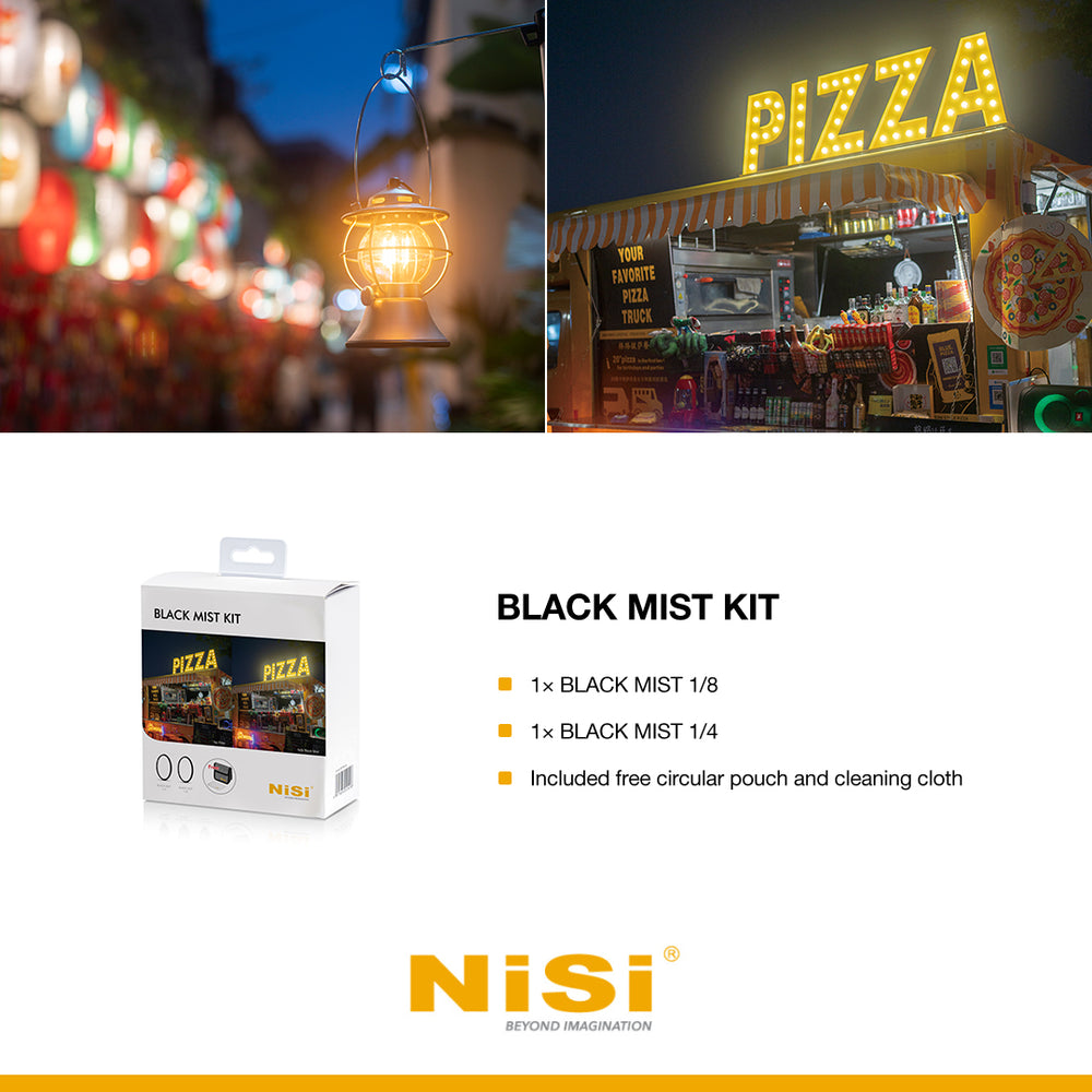 NiSi Black Pro Mist Diffusion Filter Kit
