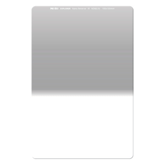 NiSi 100mm Explorer Reverse Graduated Nano IR ND Filter 0.9 | 3-Stop | ND8